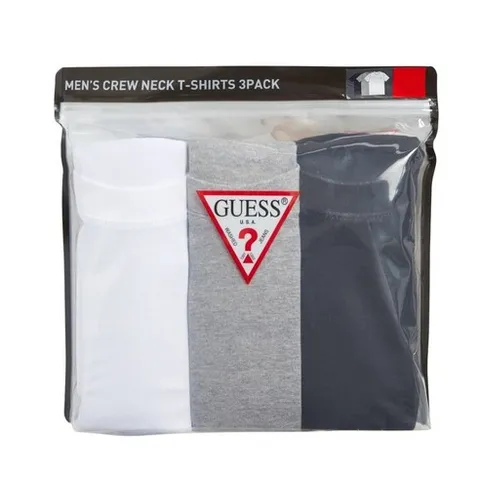 게스 남성용 크루넥 면티셔츠 3장세트 무지 라운드넥 교복 셔츠 이너티 레이어드 반팔티