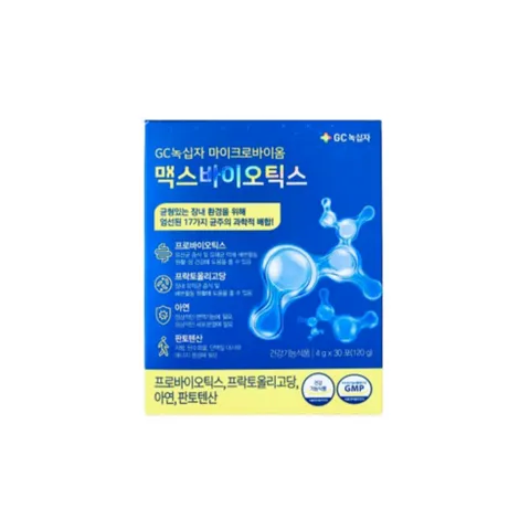 [새로워진] GC녹십자 유산균 포스트바이오틱스 개선품 맥스바이오틱스 오리지널 17가지 균주 김치유래유산균, 120g, 1박스