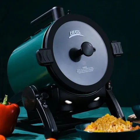 회전 통돌이 롤팬 삼겹살 구이 고기 굽는기계 오븐 자동 그릴 바베큐 굽는 냄비 연기안나는