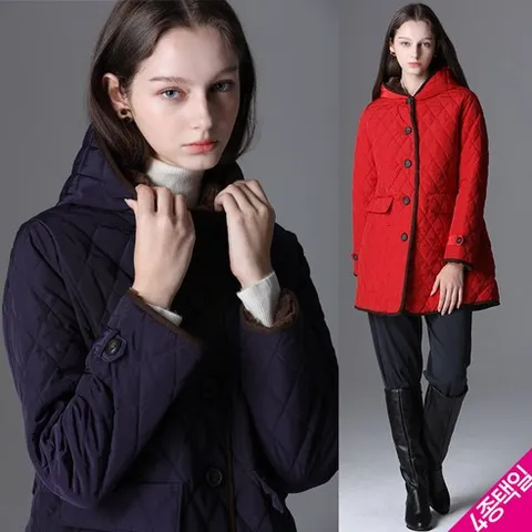 홈쇼핑방송르오트 마리안 에코퍼 퀼팅 코트 748318