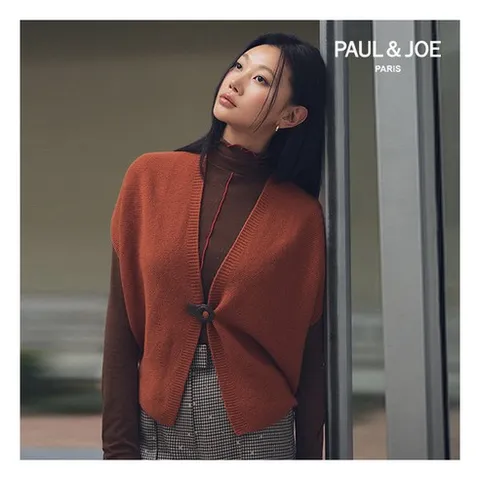 [폴앤조] 25FW NEW 울캐시미어 블렌딩 홀가먼트 숄 가디건