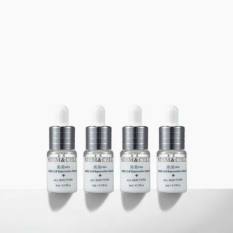 [정가60만원] 스템앤셀 미미셀 앰플 5ml 4개줄기세포배양액90%마스크팩증정(20매), 70g, 4개