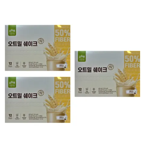 오하루 오트밀 쉐이크 50g x 12개입 x 3박스