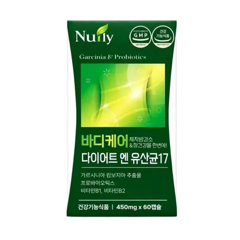 bnr17유산균다이어트식약청인증비에날씬정품 증정 (12박스구매시) / 체지방 감소다이어트유산균17, 1개, 60회분