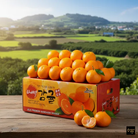 [제철초특가] 꿀brix 초고당도 타이벡 감귤 과즙팡팡 제주감귤 타이벡감귤 프리미엄 로얄과 크기와 가성비 중대과만 판매합니다, 1박스, 타이벡감귤 5kg 로얄과(S/M)