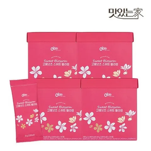 오트리 고메넛츠 스위트블라썸 25g 10입 X 4박스, 250g, 4개