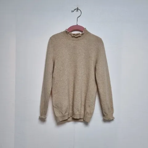 (빈티지)﻿ 고요키즈 캐시미어100% 니트 베이지 (5-6Y)