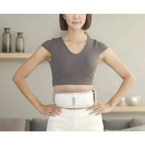 뱃살쏙쏙 YJM 무선 뱃살쏙쏙 복부마사지기 (온열) 로즈골드 / 온열 장운동 + 복부 찜질 다이어트 / 변비완화 다이어트 보조 기기