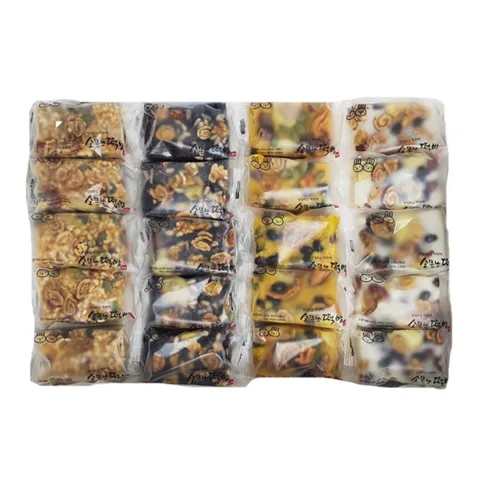 소문떡 아침대용 떡 백미 흑미 단호박 제주 해풍쑥 단호박 다섯가지 영양찰떡, 1kg, 10개