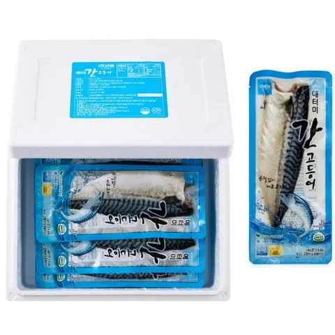 애터미 간편 손질 간 고등어 선물세트 (2kg) 13~16팩, 1박스, 1박스