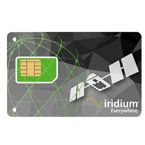 375686 Iridium 위성 전화 선불 SIM 카드 (방송 시간 없음)