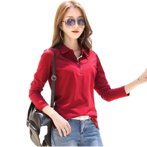 아이엠샵 여성티셔츠 여성긴팔티셔츠 여자티셔츠 브이넥티셔츠 여성면티 여성긴팔면티 여자기본티 슬림티셔츠 여성브이넥티셔츠 카라티 V넥 흰티 이너티 옆트임 여자긴팔 여성긴소매