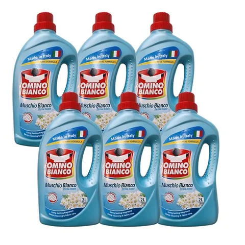 오미노비앙코 이태리직수입 세탁 세제 일반 드럼 세탁기 겸용 고농축 시즌2 2L X6개, 1개