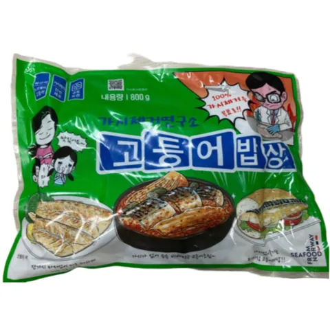 가시제거연구소 고등어 순살고등어 가시제거연구소고등어그린, 1개, 800g