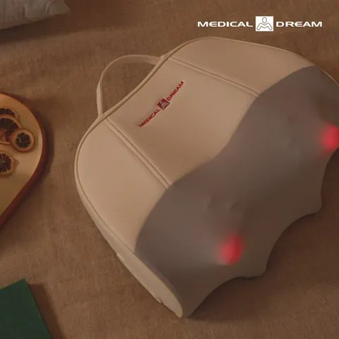 메디칼드림 4D 경추 마사지기 M33, 베이지색