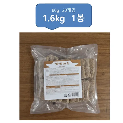 [패밀리푸드] 삼원가든 두툼떡갈비 1.6kg 대용량 너비아니 떡갈비, 1개