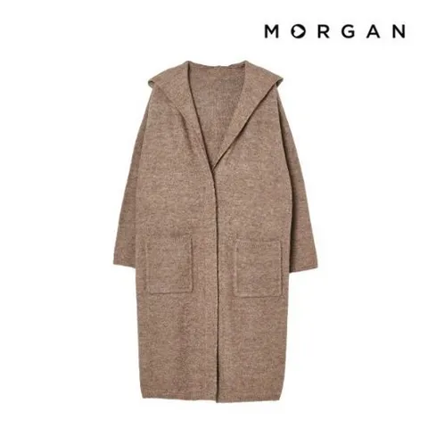 모르간 25SS 니트 후드 코트 1종