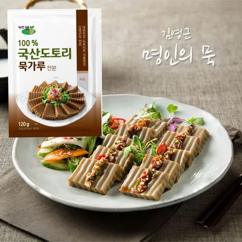 명인의묵 국산 도토리묵가루, 1개, 120g