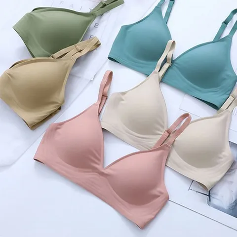 젤리퓨징 노와이어 A컵 B컵 C컵 브라 프리컷 햄팬티 편한브라 팬티 세트