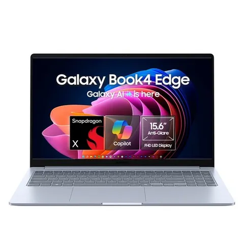삼성전자 갤럭시북4 Edge NT750XQB-KC01B 15인치(39.6cm) 스냅드래곤 X / 코파일럿 PC 인공지능 AI노트북사파이어 블루 · NT750XQB-KC01B · 256GB · 16GB · WIN11 Home