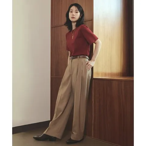 더엣지 THEATG 25FW 울혼방 투턱 팬츠