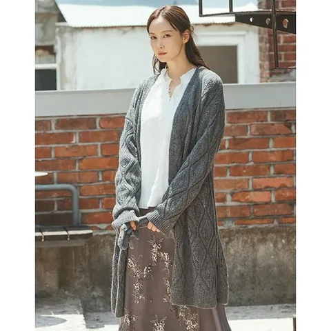 지스튜디오 25FW 캐시미어 쇼피스 니트코트 940321