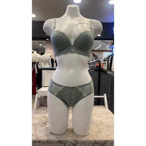 보디가드 (예스) 러블리투톤민트레이스 브라팬티세트 YOWBZ901