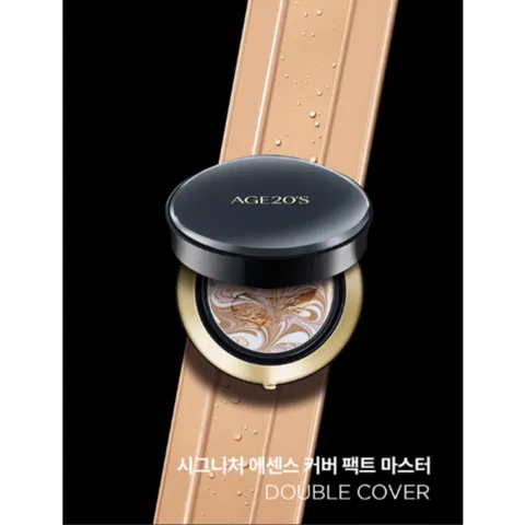 AGE 20'S 에이지투웨니스 시그니처 에센스 커버 팩트 마스터 더블커버 14g * 2, 1개