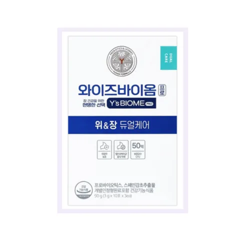 유한양행 와이즈바이옴 듀얼케어, 90g, 1개