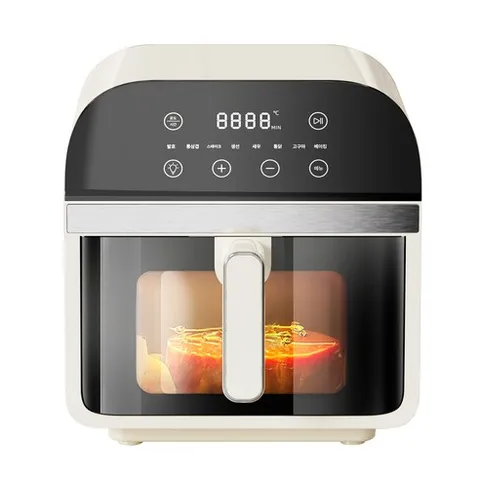 리빙웰 저소음 듀얼히팅 에어프라이어 직화오븐 상하열선 230도 5.7L 2025년 신제품, AF700