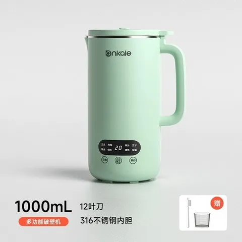 두유 가정용 두유기 인터페이스 한국어 온더온 두유기계 푸드스타일러 소이드림 850ml, G. 1L316민트그린