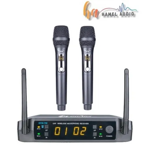 HAMELAUDIO DYW-750 함멜오디오 무선마이크 2채널 핸드타입 900Mhz