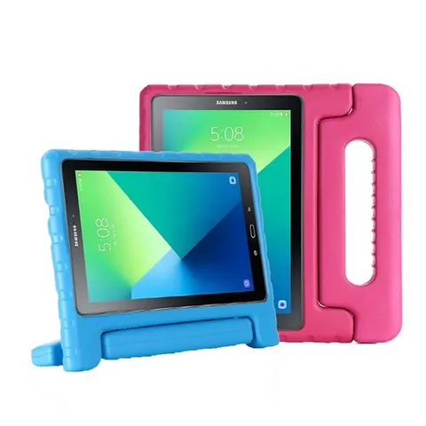 삼성 갤럭시탭A6 10.1 with Spen 에바폼 케이스 SM-P580 P585 P585NO T580 T585 S PEN S펜 구몬학습밀크티MILKT천재교육대교 눈높이, 에바폼케이스(핑크)