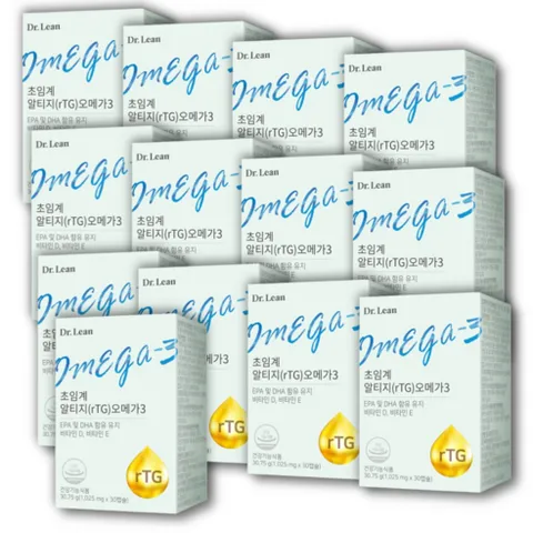닥터린 초임계 추출 알티지(rTG)오메가3 30캡슐, 30정, 13개