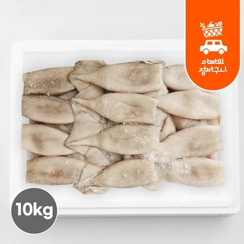 튜브 오징어 10kg 내장제거 손질오징어 몸통 선동 포크 통오징어, 튜브오징어 10kg 150/170