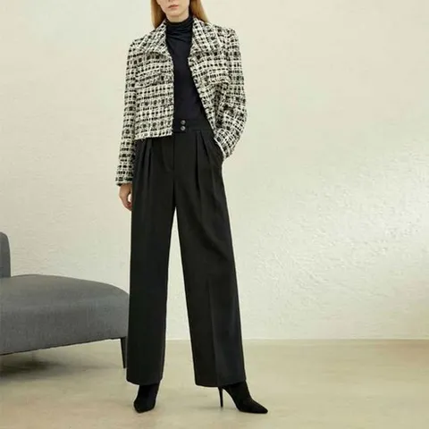 제이슨우 15 여성 울캐시 턱 팬츠