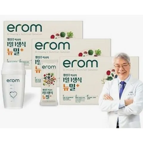 이롬 황성주 박사의 1일 1생식 뉴밀+ 전용컵, 630g, 3박스