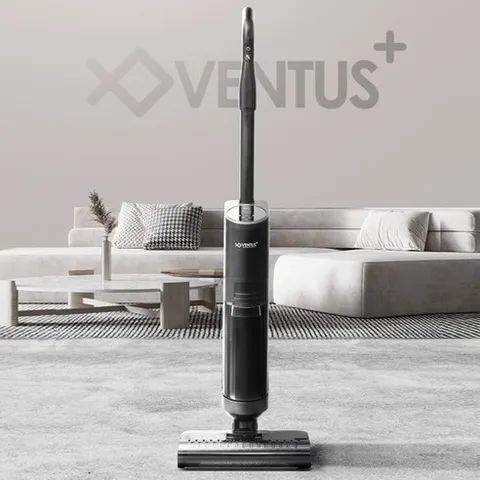 좋은생활지웰 벤투스 아쿠아 진공 물걸레 멀티형 유선스팀청소기 VENTUS-스팀하나로, 블랙