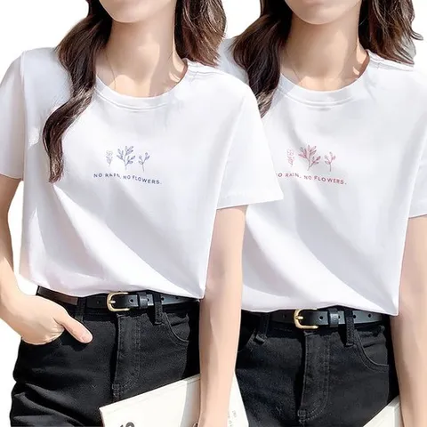 희야홈 여성 여름 반팔 면티 티셔츠 2장세트
