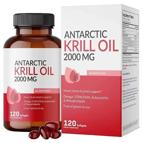 [정품] 남극 크릴 오일 2000mg 안타르티카 크릴오일, 120g, 1개