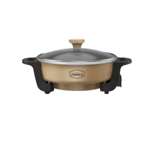 자이글 파티쿠커 골든우드 에디션 식탁에서 요리하는 라면 전골 샤브샤브 멀티쿠커 전기냄비, 골든우드에디션, ZEC-A300