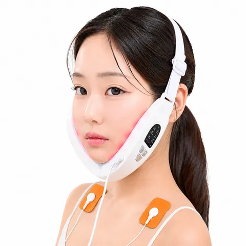 ERANSTAR 무선 스마트 V라인 EMS 얼굴 마사지기 LED진동 페이셜 리프팅 주름관리 이중턱 삭체 저주파 뷰티 디바이스
