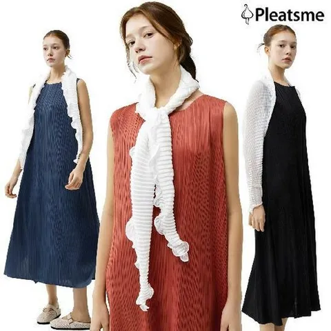 ☆한정수량! 3만원 파격 인하!☆ 여름 플리츠미 원피스+볼레로숄 셋업 2종