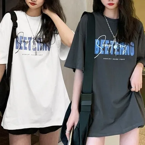 루즈핏 박스핏 여성 라운드 반팔티 2P세트 여성티셔츠 여성반팔티 여성반팔티셔츠