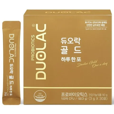 듀오락 골드하루한포 유산균 프로바이오틱스 30포 1개, 30회분