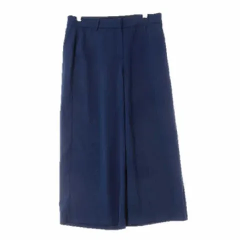 라우엘 8583 laurel 네이비 와이드크롭라이트슬랙스 [80-108]