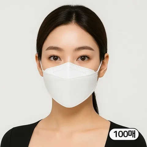 에이클라라 닥터피앤비 KF94 마스크 대형 보건용 마스크 황사 방역 마스크, 화이트, 4개, 25개입