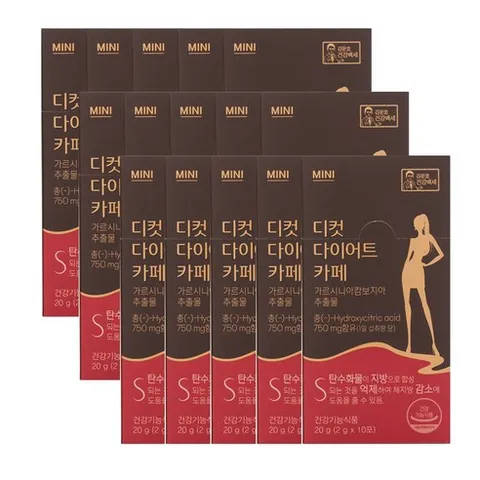 디컷다이어트카페(15박스)/다이어트커피, 15개, 20g