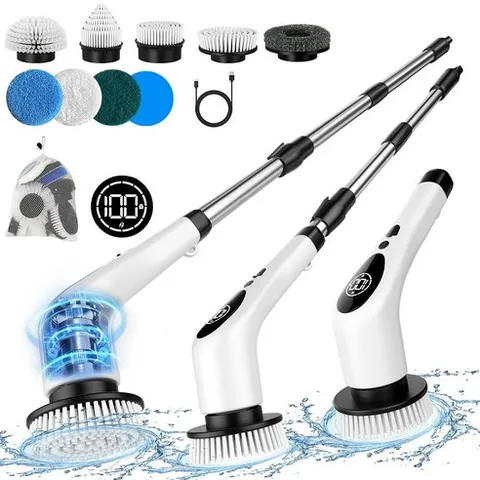 Bamifun 무선 전동 욕실 청소기 주방 화장실 다용도 청소기 IPX6 방수 9in1세트