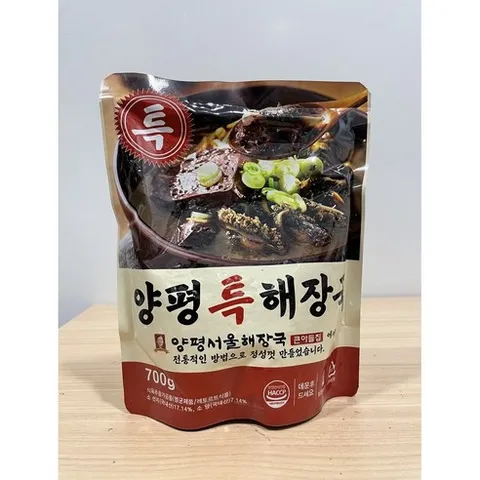 큰아들집 양평 서울 해장국 특해장국 국내산 한우 소양 우거지 선지 시레기 국밥, 700g, 2개